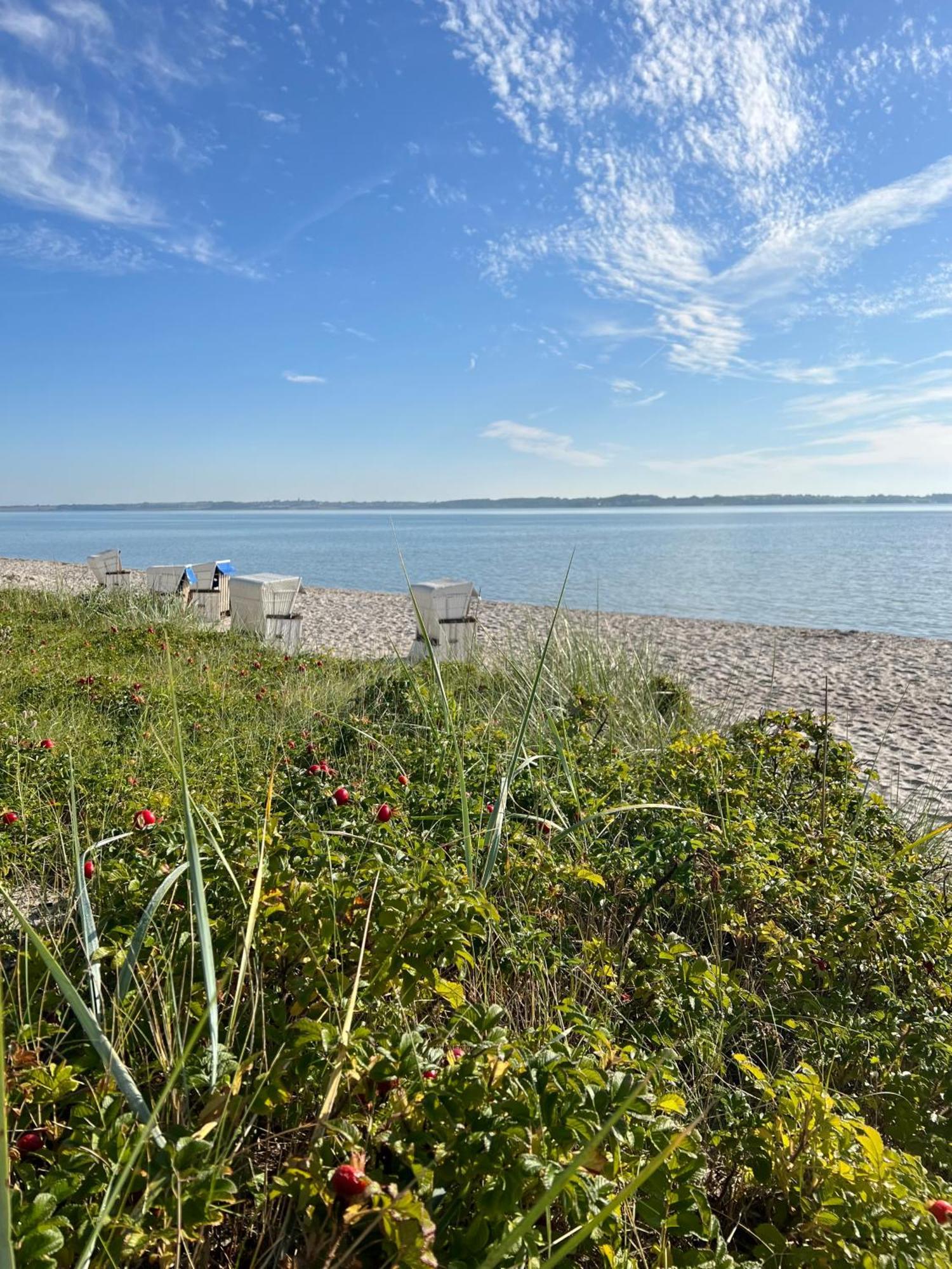 Ostsee-Strandhaus-Holnis Glücksburg Esterno foto